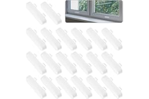 VLYX 20 piezas de cubierta para alféizar de ventana, cubiertas para orificios de drenaje, cubierta para ventilación de ventana, cubiertas para alféizar de ventana de UPVC para ventanas de UPVC (blanco)