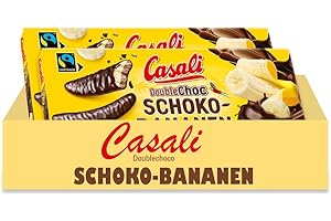 ‎SORINA Double Chocolate Casali Casali Schokoladenbananen – Unwiderstehlicher Genuss, (2 x 300 g) – Perfekte Mischung aus Reifen Bananen und Samtiger