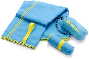 METEOR Microfibre Towel Quick Dry Gym Pool Fitness Swimming Travel Camping Beach Yoga Pilates Bath Shower Absorbent Compact Lightweight Dry Men Women Kids Post-Bath Pet Drying 50 x 90 cm