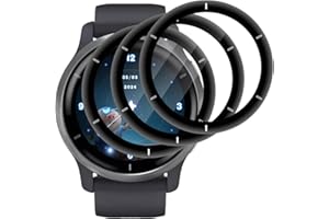Beukei Pellicola Protettiva per Garmin Venu 2, 3 pezzi Pellicola Gel [copertura totale curva 3D] [Anti-Graffio] [Senza Bolle][Durezza 9H ] Glass
