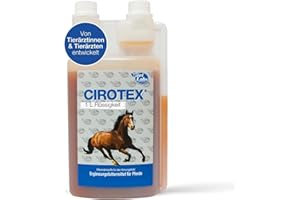 NutriLabs Cirotex liquid Pferde Kräuter Lunge 1L - Atemwege Nahrungsergänzung - Saft für den Atemweg - Pferdegesundheit Ergänzung mit Vitamin C - Nahrungsergänzung