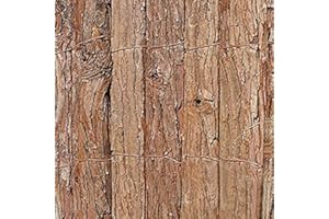 WALTONS EST. 1878 Waltons Bark Fencing Outdoor Screen, Screening Panel for Gardens, Balcony, Terraces, Wind/Sun Privacy Shield Divider (1 x 4M)