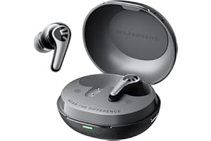 SoundPEATS C30 Auriculares Inalámbricos Bluetooth 6.0, Hi-Res LDAC, Cancelación de Ruido Híbrida ANC -52dB, Driver Dinámico de 12 mm, Reducción de Ruido de Llamadas de 6 Mics, 52H, Carga Rápida, App