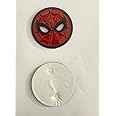 (Spiderman-Black RED Sticker) 6.6 x 6.8cm Logo Car Bike Metal Logo Car Emblem 3D Badge Auto Racing Sport Sticker Grand Tourer Decal