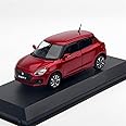 scale car model 1/43 For Suzuki Ignis High Simulation Alloy Finished Car Die-casting Mini Car Display Decoration collect vehicles (Color : Red)