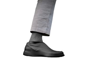 veloToze Roam - Waterproof Shoe Covers, Reusable for Commute in The Rain, Snow, Mud - Slip-on Rubber Galoshes Cover Sneakers or Dress Shoes, Booties for Men and Women