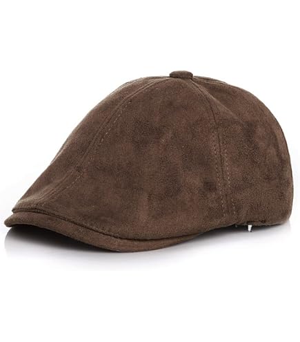FEOYA Retro Baskenmütze – Verstellbare Newsboy / Gatsby Mütze In Verschiedenen Materialien Für Herren & Damen
