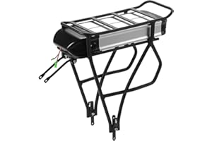 SEASON 36V Ebike Batterie avec Porte-Bagages 13Ah / 14.5Ah / 15.6Ah / 16Ah / 17.4Ah Lithium-ION Battery vélo électrique pour kit de Conversion 250-1000W