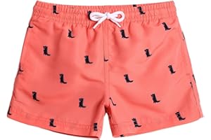 MaaMgic Maillot de Bain Enfant Garçon Short de Bain Garçon Coloré à Séchage Rapide avec Doublure Confortable et 3 Poches pour Plage et Piscine