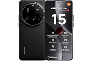 XIAOMI 15 Ultra Smartphone, 16+512GB, Schwarz, Handy ohne Vertrag, 100mm 200MP Leica Kamera, 120Hz WQHD+ AMOLED Display, Snapdragon 8 Elite, 5410mAh, 90W HyperCharge, Hyper AI, Dual-SIM