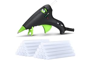 GALAX PRO Glue Gun, 20W Hot Glue Gun, Quick Heats Up with 30 Glue Sticks, for DIY Arts, Hobby, Craft, Home Repairs, Fabric, Wood, Glass, Card, Plastic