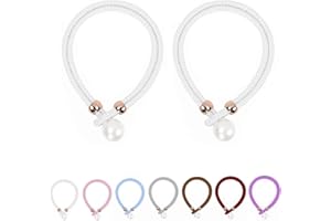 JYJLLM brand Magnetic tie backs for curtains,curtain tie backs,tie backs for curtains,curtain tiebacks,tie backs,curtain ties,magnetic curtain tiebacks,curtain tie backs,curtain tie back (white)