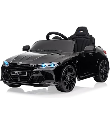Homcom – Voiture électrique enfants 12V avec télécommande 2.4G – Effets sonores et lumineux – Siège ergonomique – Charge max 25kg – Rouge