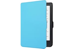 LOBWERK Spartechnik - Cover per e-book reader Kobo Clara HD 2018, 6 pollici, con funzione Sleep/Wake blu Azzurro