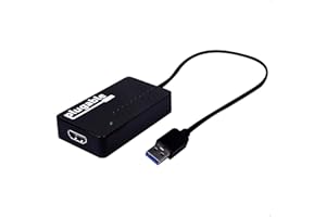 Plugable USB 3.0 to HDMI 4K UHD Video Graphics Adapter for Multiple Monitors up to 3840x2160 Supports Windows 11, 10, 8.1, 7, and Mac 10.14+