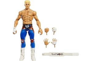 WWE Actionfiguren | WWE Elite Cody Rhodes-Figur mit Zubehörteilen | Geschenke zum Sammeln - HKN85