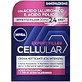 NIVEA CELLULAR EXPERT FILLER Crema Notte Anti-Età Intensiva SPF 15 50ml, Crema viso antirughe rassodante, Crema viso Acido Ia