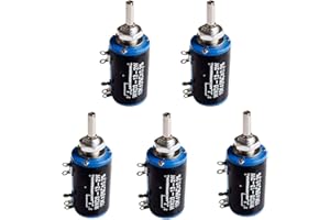 HiLetgo 5 Stück WXD3-13-2 W 10 K Ohm Multi-Turn Wirewound Potentiometer 10 K Ohm