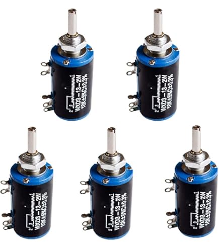 Potenziometro Di Precisione WXD3-13-2W Da 10 Giri - Multigiro Avvolto A Filo - Componente Elettronico