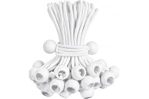 50 st spänngums med kugel, 15 cm, planspännare med kula, planspännarset, planspännare, gummiseil expanderare, för växter, täl