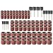 Produktbild KING DO WAY Schleifhuelsen 102pcs rotary schleifen band schlagzeug w / mandrels 1 / 2, 3 / 8 1 / 4 120 grit passt dremel Schleifen Drum Sleeves