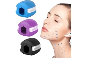 AYNKH Kiefermuskeltrainer, Kiefer-Fitnessball, Doppelkinn-Reduzierer, Kieferformer, für Übungen, Gesichtsmuskeln, Männer und Frauen, 3 Stück