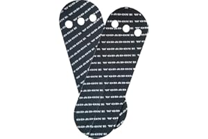 WOD&DONE Custom Hand Protection Athletic Grips for CrossFit Gymnastics (Black, 10pk)