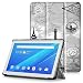 Produktbild Lenovo Tab4 10 Hülle - Ultra Dünn PU Leder Schutzhülle mit Standfunktion und Auto Aufwachen / Schlaf Funktion für Lenovo Tab4 10 25,654 cm (10,1 Zoll HD IPS Touch) Tablet-PC, Karte Turm