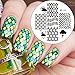 Born Pretty Nail Art Stamp Template Image Plate Grid Patterns BP13