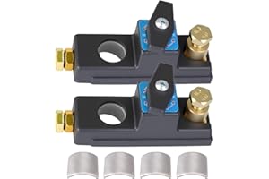 Ninnyi 2 Pcs Battery Isolator Switch, 12V 24V Anti Leakage Universal Cut Off Kill Switch for Car Truck RV Marine Boat