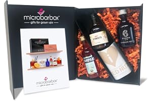 MicroBarBox Negroni Cocktail Gift Set in a Classic Magnet Gift Box | featuring: 2 x Negronis | Presented in a magnet-close gift box with recipe card | 40th Birthday Gifts for Women