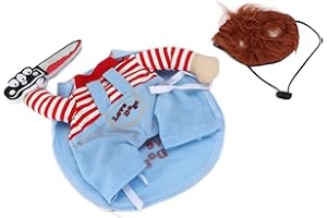 CERSALT Disfraz de Cosplay para Perros, Ropa Divertida para Perros Que Atrae la Atención de Las Personas, Transpirable, Ajustable para Navidad, para Halloween, para Fiestas, para Cosplay(M)