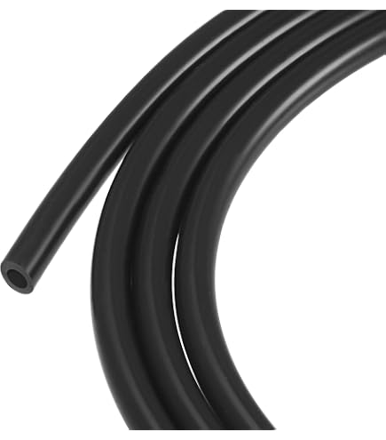 Tuyau Silicone Alimentaire 1 Mètre - Diamètre Intérieur 6mm / Extérieur 8mm - Jaune, Haute Température