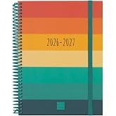 Finocam Diva Agenda Course 2026 2027 Weekly | Colors &middot; English | Horizontal Week View. September 2026 June 2027 (lesson year)