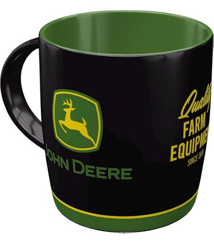 Emaille-Tasse Personalisiert – Traktor-Motiv, 300 Ml, Robust & Spülmaschinengeeignet