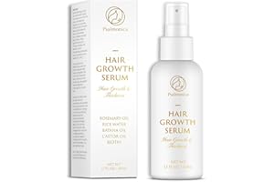 PSALMONICA Hair Growth Serum: Rosemary Batana Castor Oil Rice Water Biotin Hair Oils for Hair Growths - Hair Growth Thickening Product - Hair Loss Treatments for Women Men (50 ml (Pack of 1))