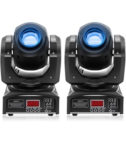 SHEHDS LED 2 Yeux 200W DMX Blanc Oid + Chaud COB Haute Puissance Blinder Lampe De Scène Pour Théâtre Concert Lumière De Noël Public