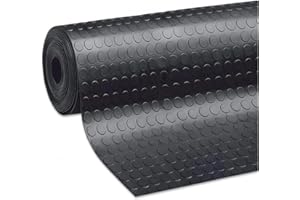 EFFE PAVIMENTO IN PVC | BULLONATO | | SPESSORE 1MM | ANTISCIVOLO (1X10 NERO)