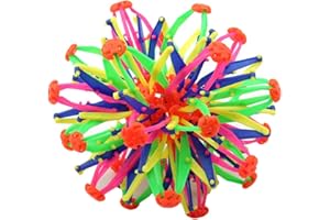 Hihey Hoberman Sfera Telescopica Sfera Plastica elasticizzata Sfera retrattile Giocattolo Divertente Sfera colorata giocattolo per bambini