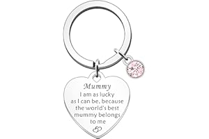 SDOFY Mummy Gifts Mummy Birthday Gifts Mum Mummy Keyring from Son Daughter Mothers Day Keychain Gifts Best Mum Mummy Gifts Present for Mummy