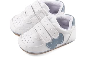 Cheerful Mario Scarpine Primi Passi Scarpe Prima Infanzia 3-18 Mesi Scarpe Neonato Neonata Pelle Morbida da PU Suola Antiscivolo