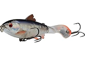 Savage Gear 3D Smashtail – Topwater Lure for Predator Anglers, Baby Trout Imitation with Loud Plopping Action for Bass & Pike, Fishing in Freshwater Lakes, Ponds & Rivers Roach 10 cm