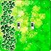 Produktbild Rikki Knight LLC Four Leaf Clover, mit irischem –, LED, quadratisch Doppelter Kippschalter Four Leaf Clover on Shamrock Irish Design