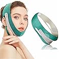 Reducer Face Slimming Belt - V-Shape Face Masks for Double Chin Shaper for Men & Women, Facial Lift Slim Cheeks Lifting Reusable Belt Facial Anti Wrinkle Chin Strap