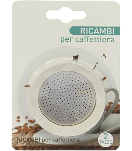 Kit Ricambi Per Caffettiera Moka - 3 Guarnizioni In Lattice + Filtro In Acciaio (3 Tazze) - Foto 6