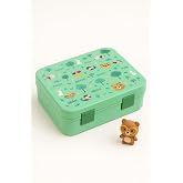 Vagonlife - Yeni Nesil &Ccedil;ocuk Beslenme Kutusu Tek Katlı - B&ouml;lmeli Lunch Box - 1300 Ml. (Plastik PP5 Malzeme) (Yeşil)