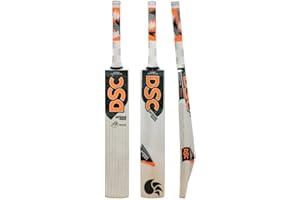 DSC Intense Assault Cricket Bat For Mens and Boys (Beige, Size - 5) | Material: English Willow | Lightweight | Free Cover | Ready to play | For Professional Player | Grade 5