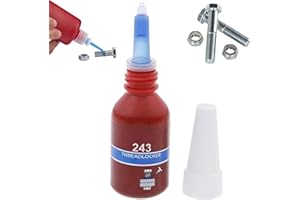 GERHUA 10ml Screw Glue,Thread Lock Glue,Screw Blue Anaerobic Adhesive,Thread Lock,Blue Thre/adloc/ker,Thread Sealant,Thre/ad Lo/ck High Strength,Thre/ad Gl/ue,Fasteners Metals Lo/cker