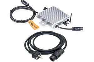 SOLARSYS Deye 600 Watt - Micro Inverter Monofase SUN600G3-EU-230 (600 W + 5 Metri di Cavo)