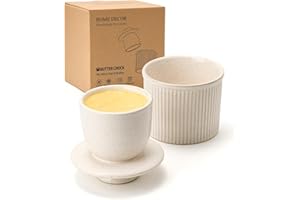 HOME DECOR Naczynie do masła w paski z reaktywnej glazury, duży francuski maselnik z pokrywką na blat, ceramiczny pojemnik na masło z linią wodną do świeżego smarowania masła w cętki śmietany